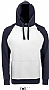 Sudadera Unisex Bicolor Seattle Sols - Color Blanco / Azul Marino